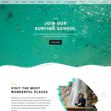 ThemeForest Marinio