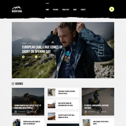 ThemeForest Mountania