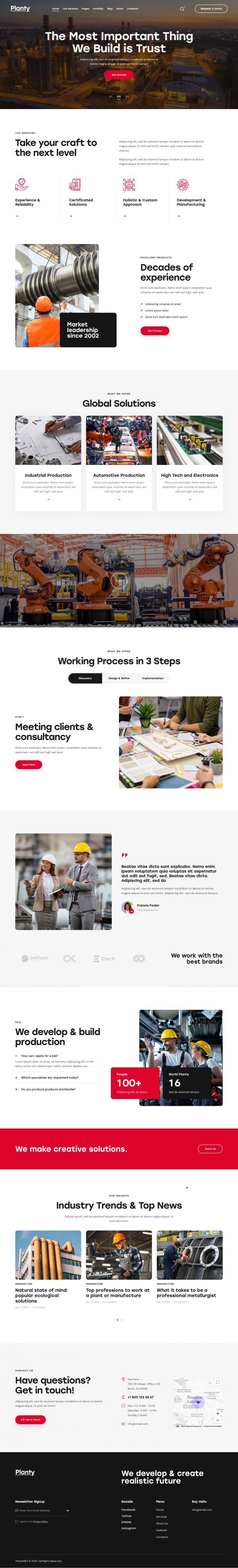 WordPress шаблон ThemeForest Planty