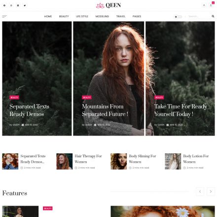 ThemeForest Qeen