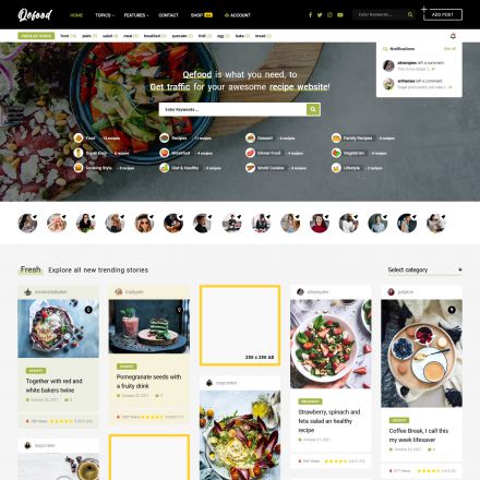 ThemeForest Qefood