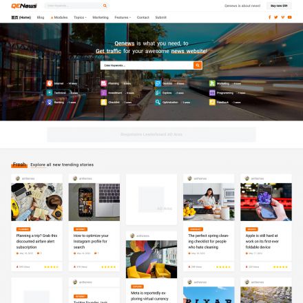 ThemeForest Qenews