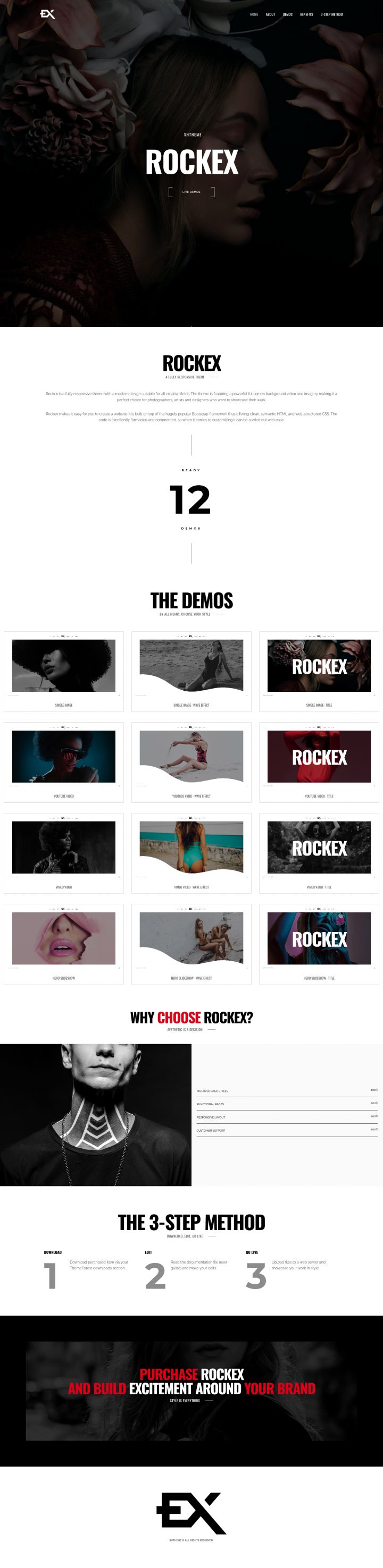 WordPress шаблон ThemeForest Rockex