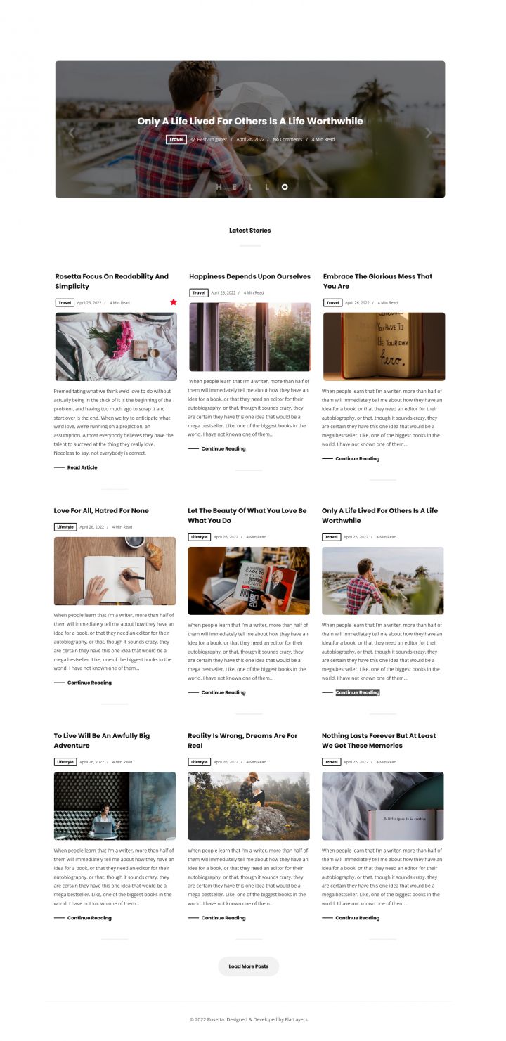 WordPress шаблон ThemeForest Rosetta