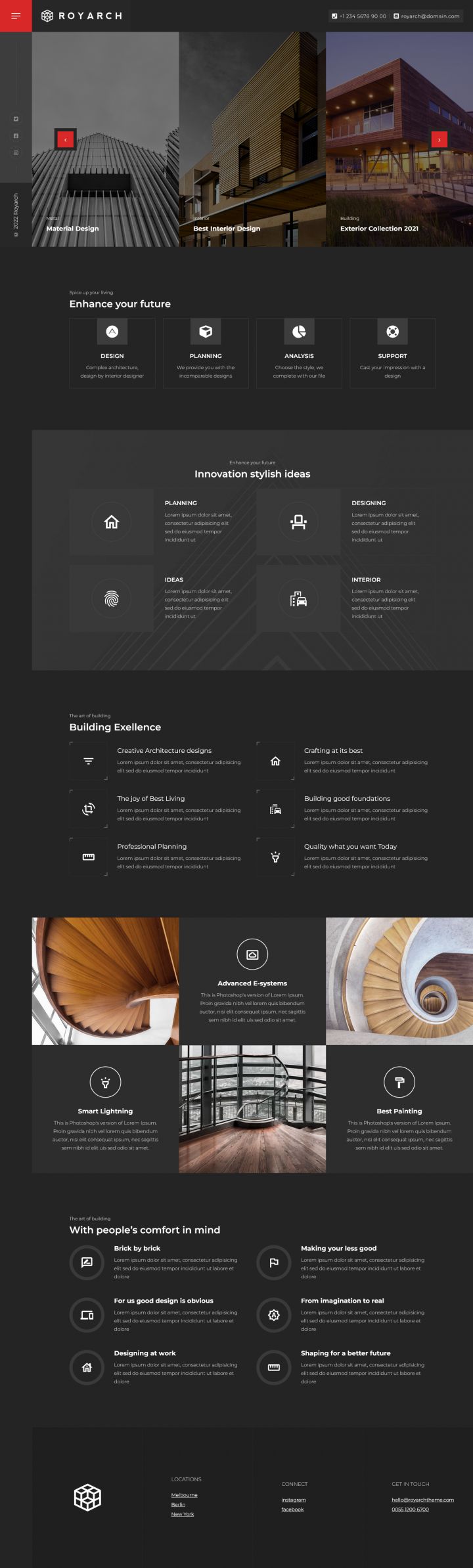 WordPress шаблон ThemeForest Royarch