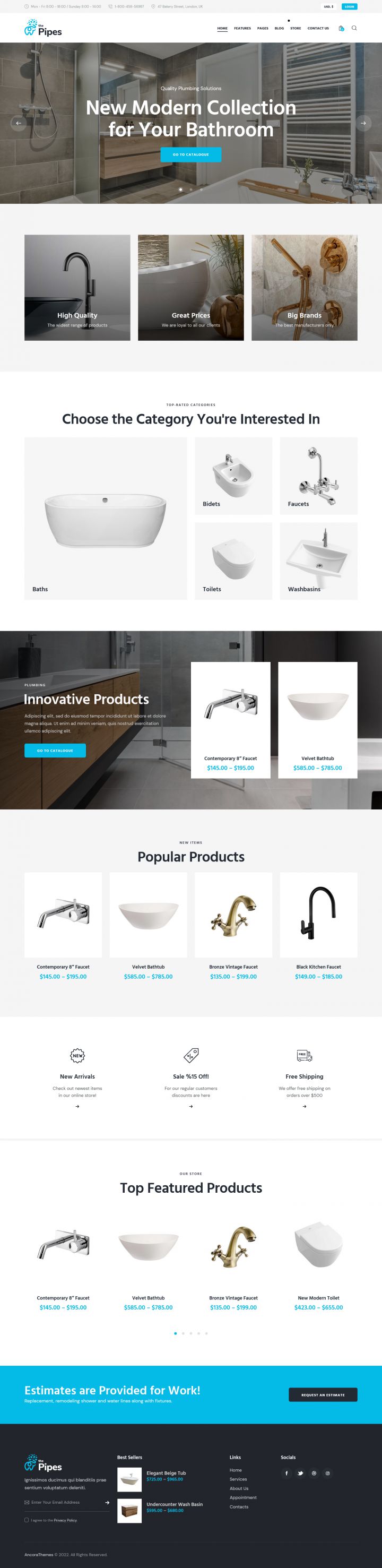 WordPress шаблон ThemeForest The Pipes