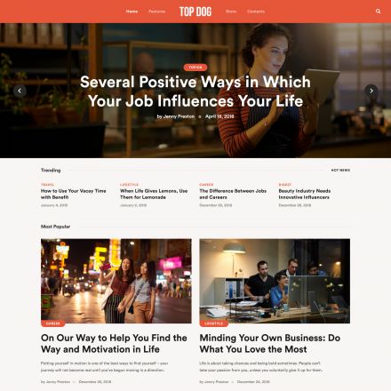 ThemeForest Top Dog