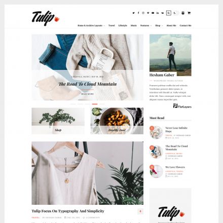 ThemeForest Tulip