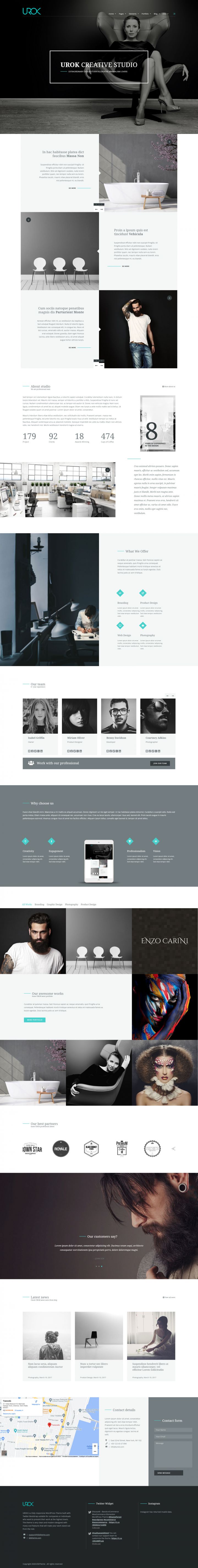 WordPress шаблон ThemeForest Urok