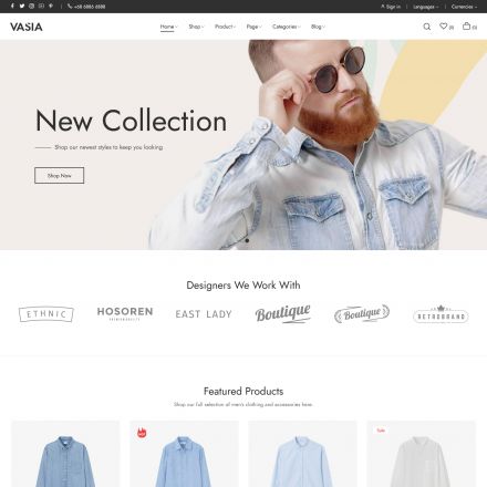 ThemeForest Vasia