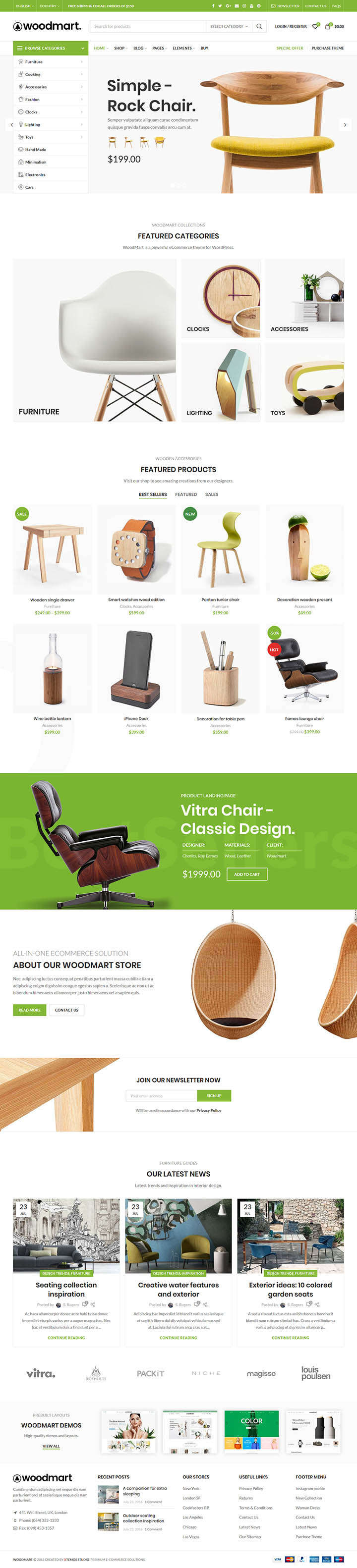 WordPress шаблон ThemeForest WoodMart