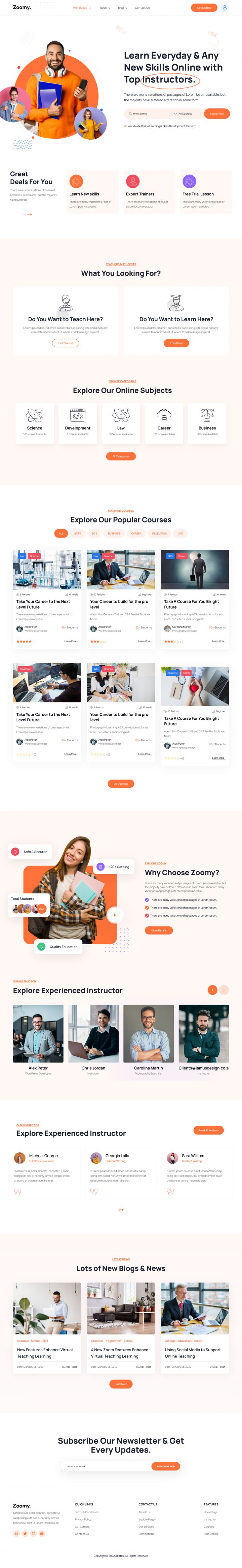 WordPress шаблон ThemeForest Zoomy