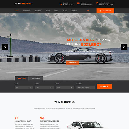 ThemeForest Auto Showroom