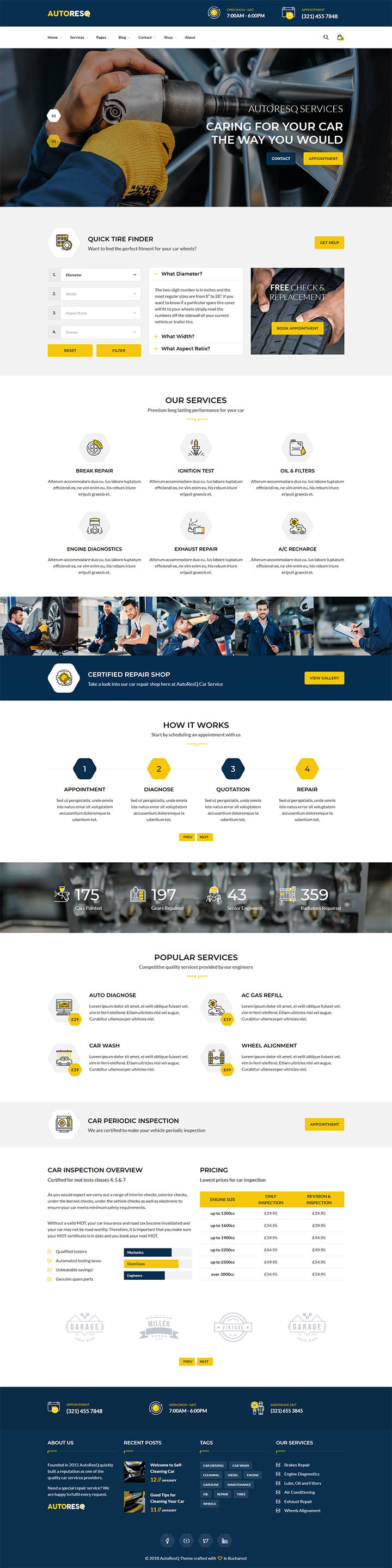 WordPress шаблон ThemeForest Autoresq