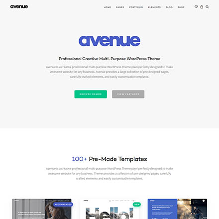 ThemeForest Avenue