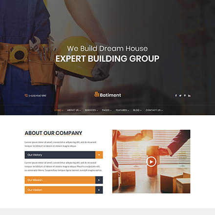 ThemeForest Batiment