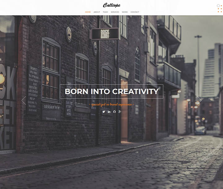 WordPress шаблон ThemeForest Calliope