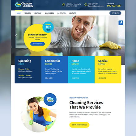 ThemeForest Cleanora