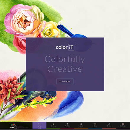 ThemeForest Color Folio