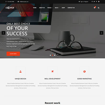 ThemeForest Cooper