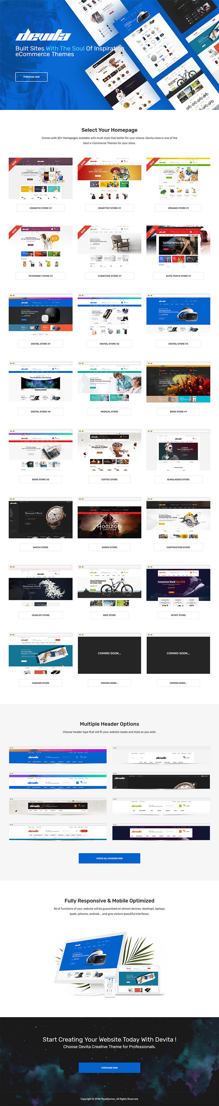 WordPress шаблон ThemeForest Devita