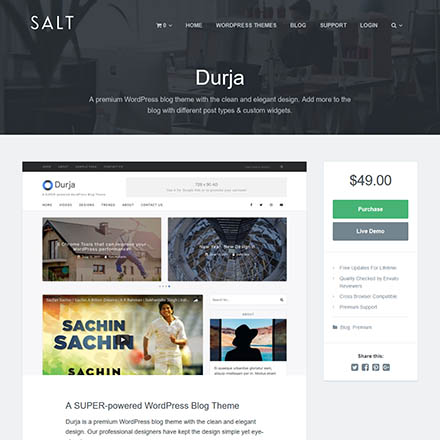 ThemeForest Durja