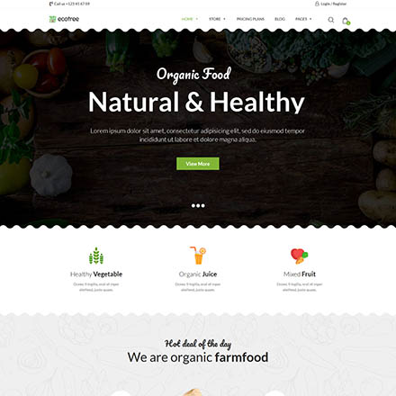 ThemeForest Ecotree