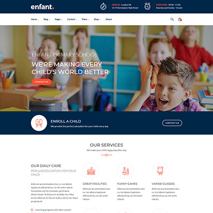 ThemeForest Enfant 