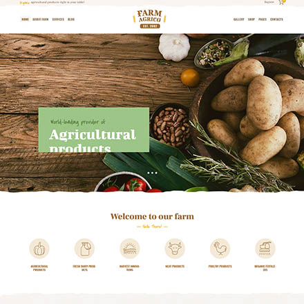 ThemeForest Farm Agrico