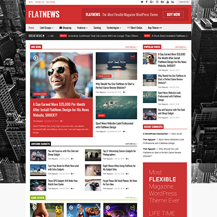 ThemeForest FlatNews