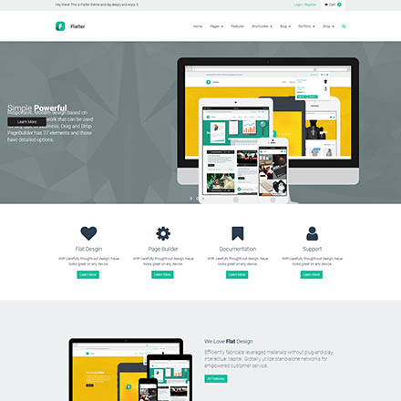 ThemeForest Flatter