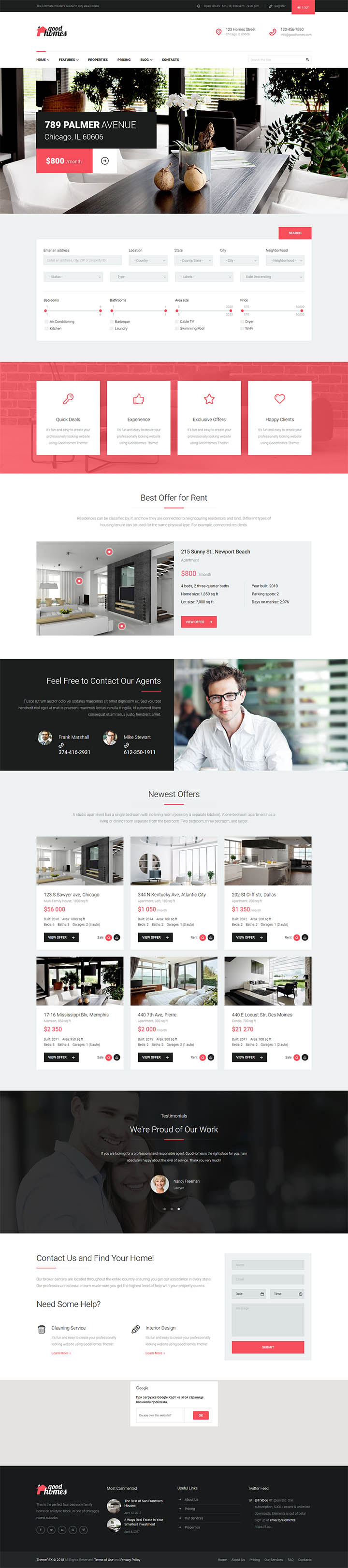 WordPress шаблон ThemeForest Good Homes