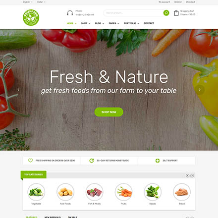 ThemeForest Greenfarm