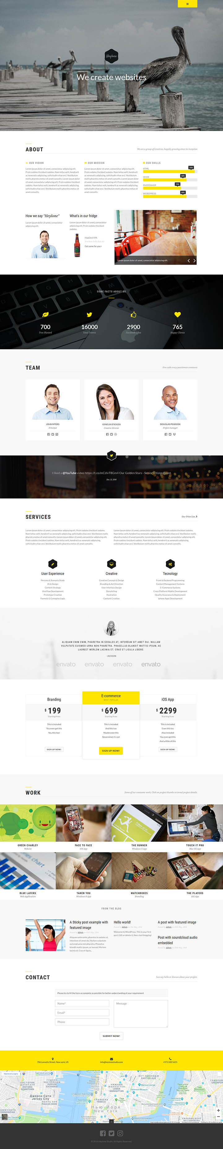 WordPress шаблон ThemeForest Heylone