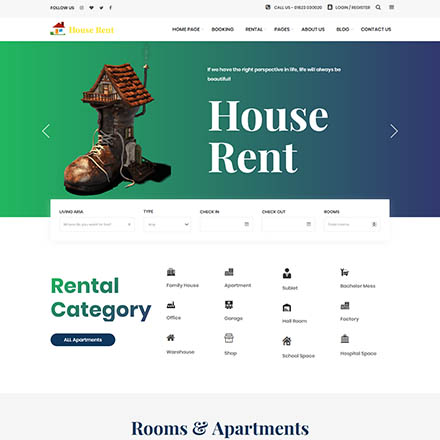 ThemeForest HouseRent