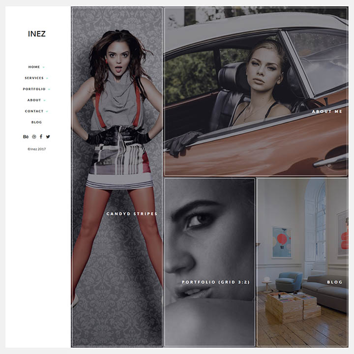 WordPress шаблон ThemeForest Inez