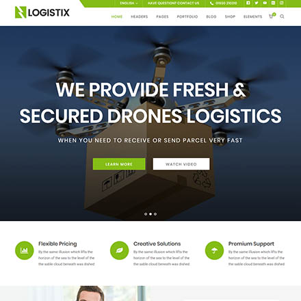 ThemeForest Logistix