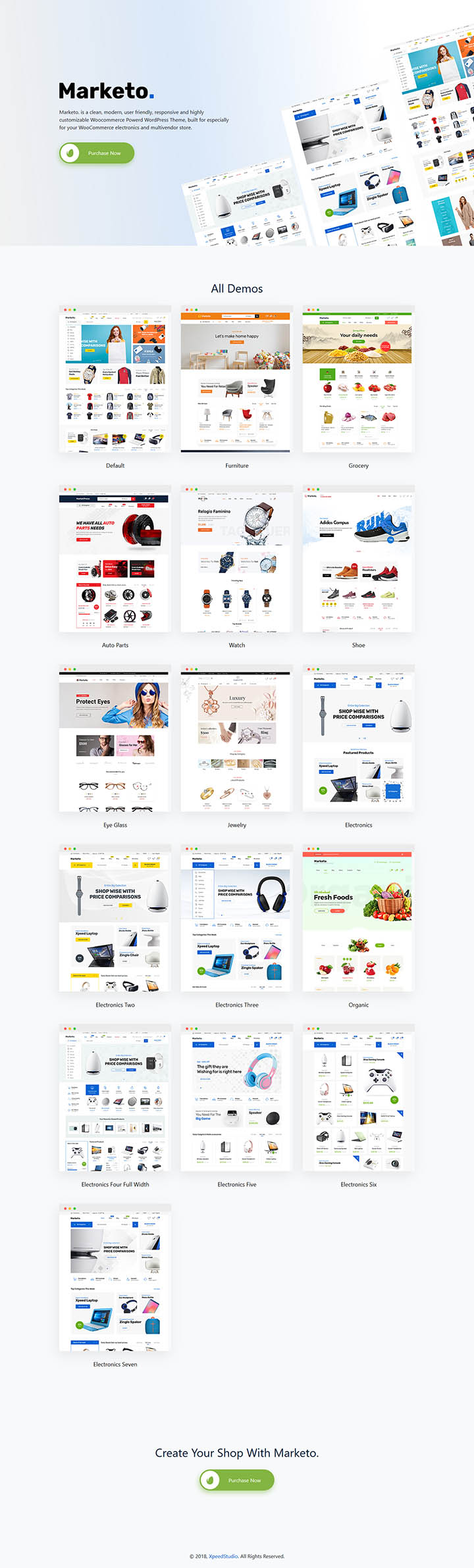 WordPress шаблон ThemeForest Marketo