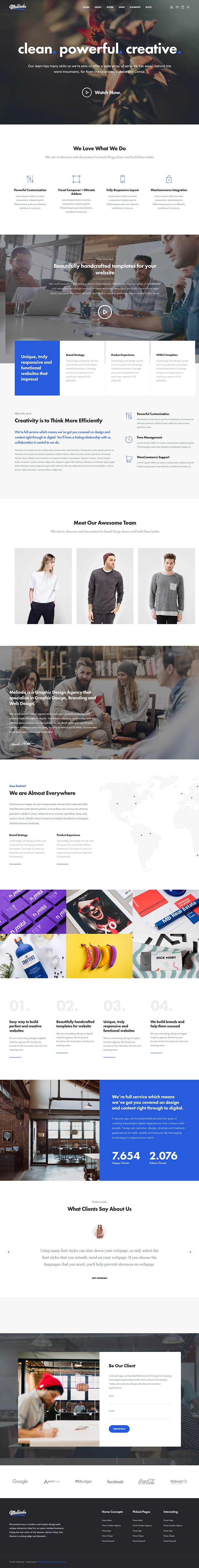 WordPress шаблон ThemeForest Melinda