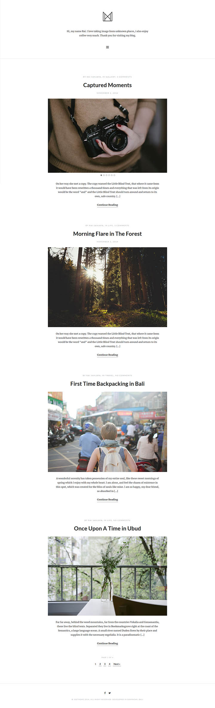 WordPress шаблон ThemeForest Minimy