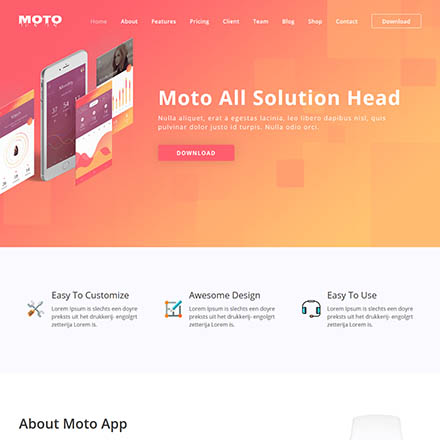 ThemeForest Moto