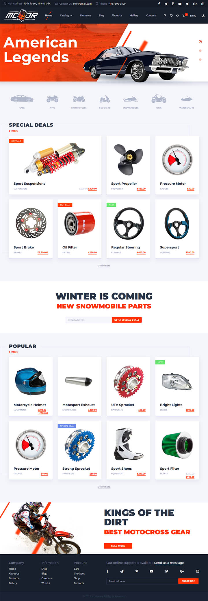 WordPress шаблон ThemeForest Motor