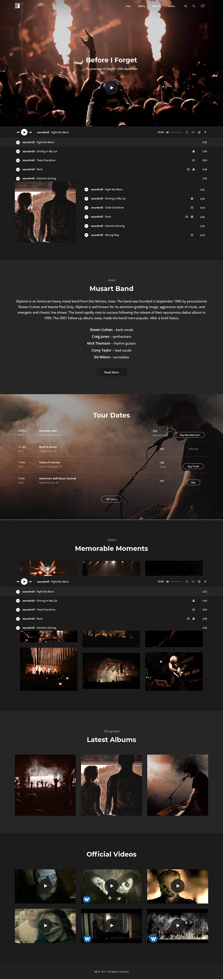 WordPress шаблон ThemeForest Musart