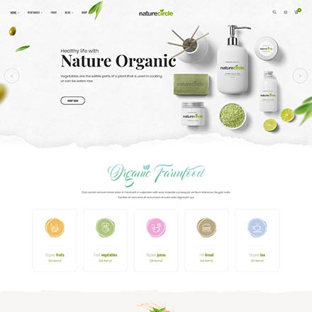 ThemeForest NatureCircle