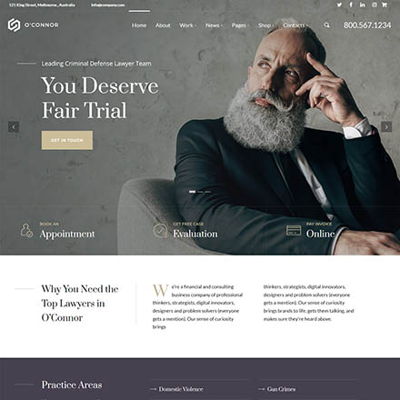 ThemeForest Oconnor