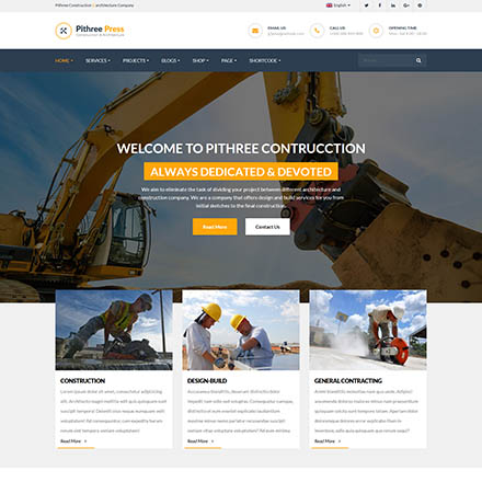 ThemeForest Pithree