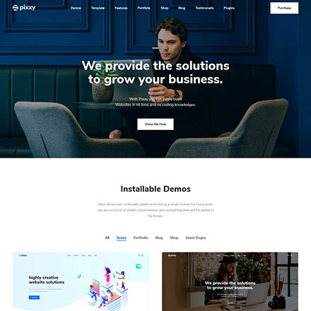 ThemeForest Pixxy