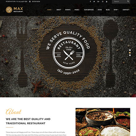 ThemeForest Restaurant