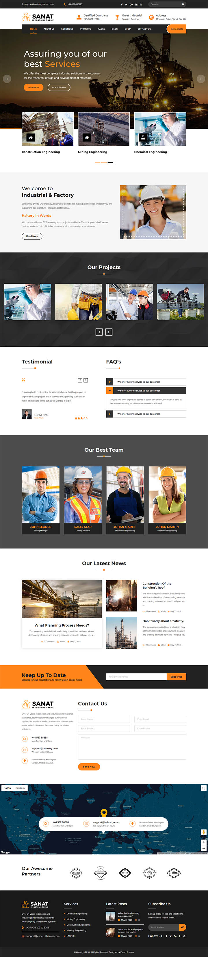 Шаблон ThemeForest Sanat WordPress шаблон ThemeForest Sanat