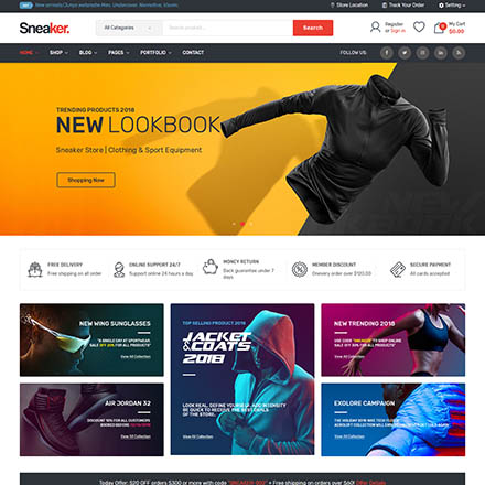 ThemeForest Sneaker